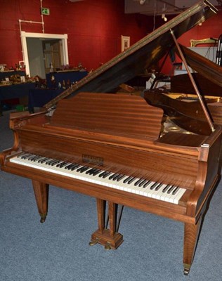 Lot 925 - A 4ft 3"; Evestaff mahogany cased baby grand piano