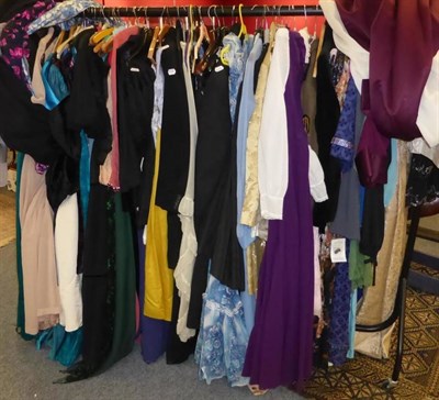 Lot 972 - A large quantity of assorted 20th century costume including Frank Usher, Gina Bacconi evening wear