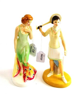 Lot 18 - Royal Doulton figure Monte Carlo HN2332 and Deauville HN2344 (with boxes)