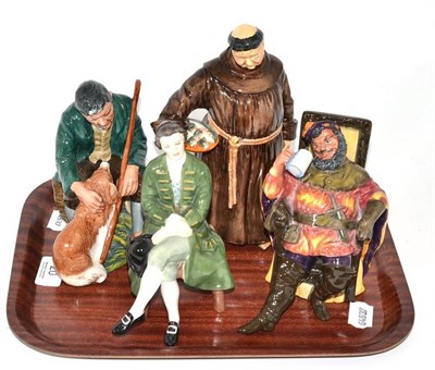 Lot 20 - Four Royal Doulton figures The Master, The Foaming Quart, The Jovial Monk and a Gentleman from...