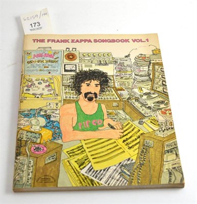 Lot 173 - The Frank Zappa Songbook Vol. 1, 1973, inscription inside front cover written at Royal Albert...