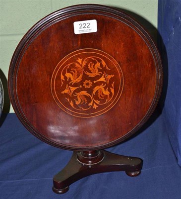 Lot 222 - A Victorian miniature mahogany circular breakfast table