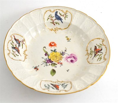 Lot 240 - A 19th century Meissen soup plate