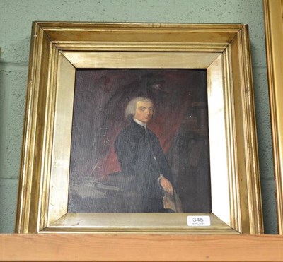 Lot 345 - Portrait of a gentleman in a gilt frame