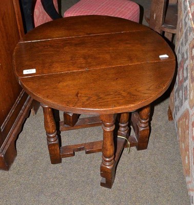 Lot 429 - Douglas Hoskins mini gateleg table finished in dark oak
