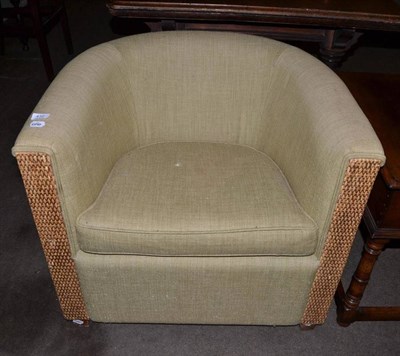Lot 432 - Tub chair in Colefax and Fowler fabric