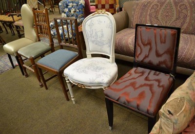 Lot 445 - Collection of five chairs
