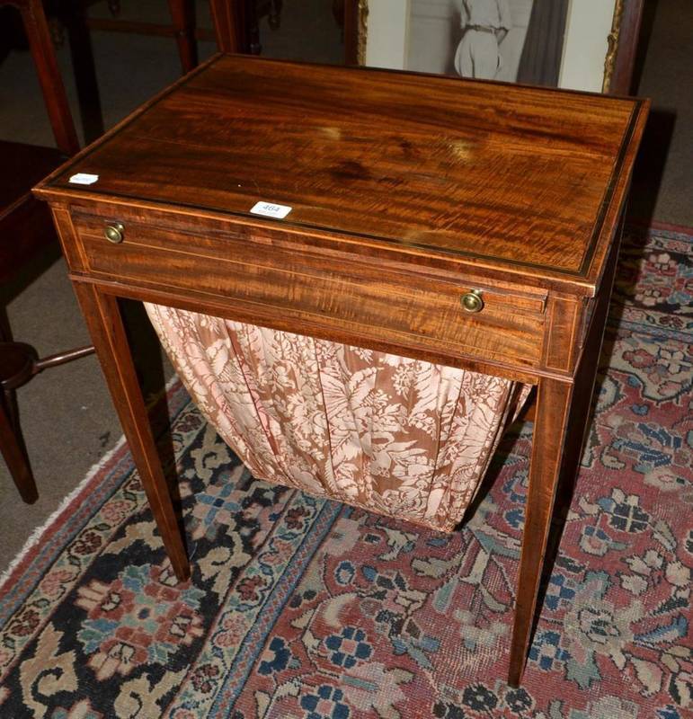 Lot 464 - A 19th century mahogany work table