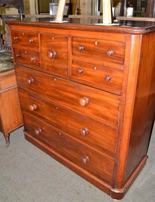 Lot 482 - A Victorian mahogany chest of drawers