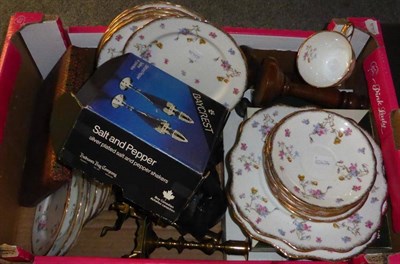 Lot 573 - Royal Stafford tea set, Wedgwood Jasper ware planter, Victorian Wedgwood pottery pedestal...