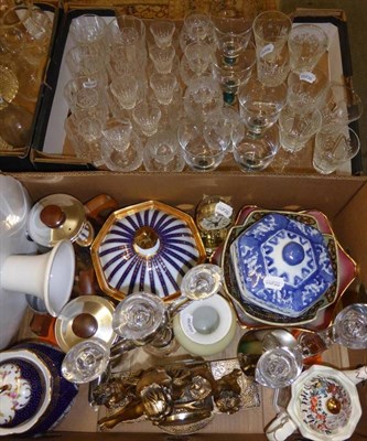 Lot 613 - Quantity of cut glass, ceramics and decorative items