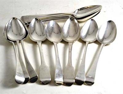 Lot 6 - Twelve George III silver spoons