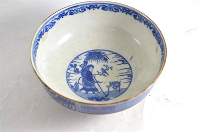 Lot 45 - A 19th century Chinese blue and white bowl