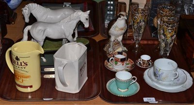 Lot 54 - Royal Doulton 'Desert Orchid', a Beswick horse, miniature Royal Crown Derby cup and saucer,...