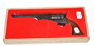 Lot 73 - A non-working copy of a Colt revolver in original box