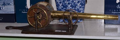 Lot 99 - A 19th century set of peat bellows with double pulley system