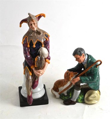 Lot 106 - Two Royal Doulton figures 'The Jester' HN2016 and 'The Master' HN2325