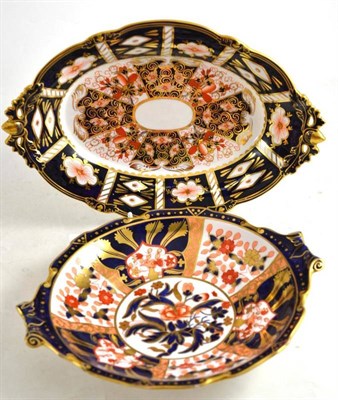 Lot 163 - Two Derby Imari decorated plates