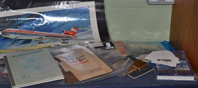 Lot 190 - A quantity of aviation/space related ephemera