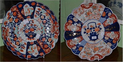 Lot 235 - Two Japanese Imari chargers (a.f.)