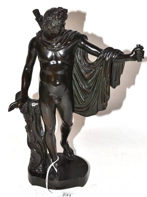 Lot 231 - After the Antique: Apollo Belvedere, Bronze, Italian, circa 1870, 30.5cm high