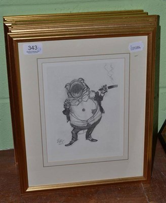 Lot 343 - A set of eight limited edition Wind in the Willows prints