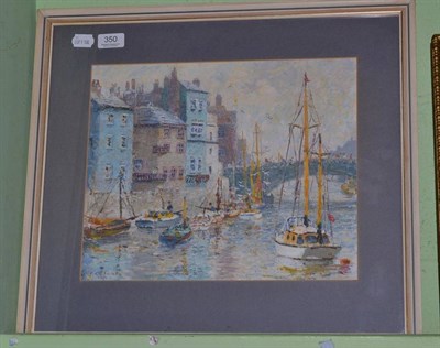 Lot 350 - Edwin C Clark, Whitby, signed and dated 1981, oil on board