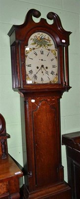 Lot 375 - 19th century eight day longcase clock