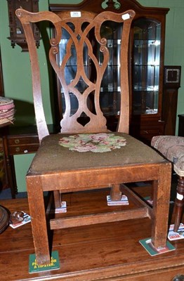Lot 393 - Child's mahogany chair