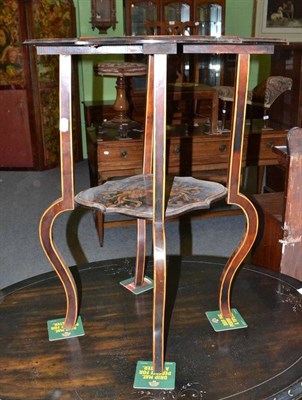 Lot 408 - A Victorian floral inlaid occasional table