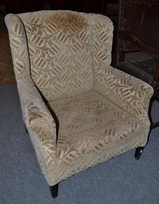 Lot 429 - Upholstered armchair