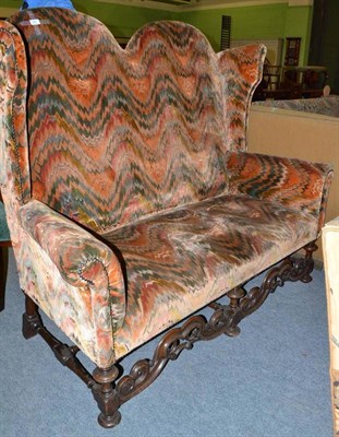 Lot 447 - 20th century camel back two seater settee