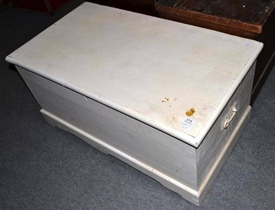 Lot 574 - A painted pine trunk