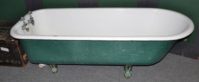 Lot 618 - Cast iron bath