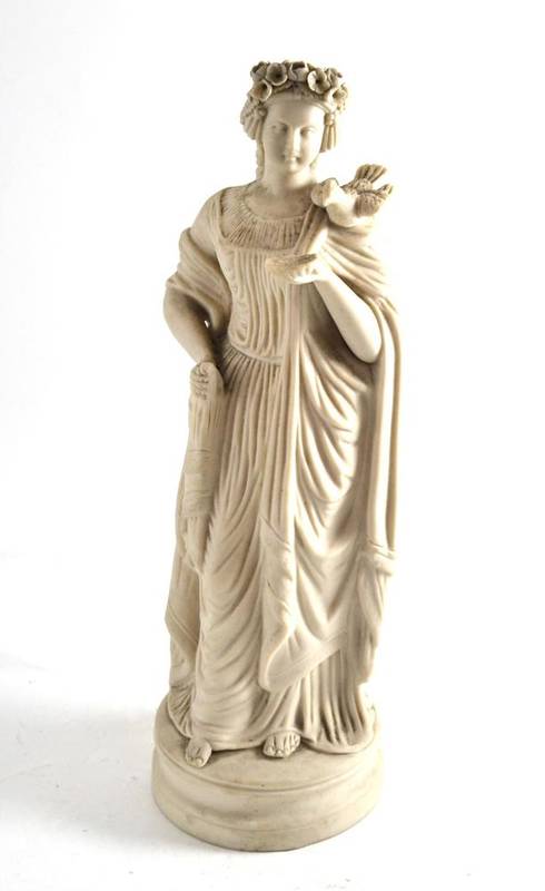 Lot 38 - Parian ware figure