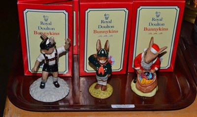Lot 41 - Twelve Royal Doulton Bunnykins figures, boxed