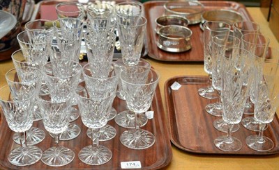 Lot 174 - Twenty seven pieces of Waterford table glass