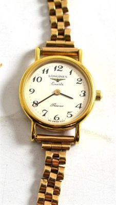 Lot 311 - A lady's Longines wristwatch