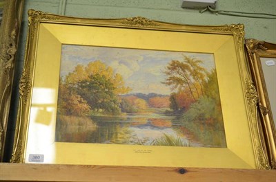 Lot 380 - Howard Walford, ";The Lake by the Wood";, signed, watercolour