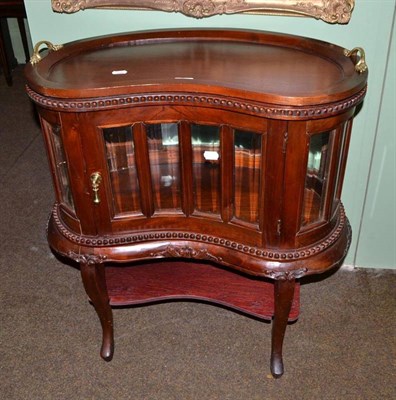 Lot 407 - Reproduction drinks cabinet