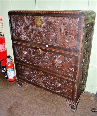 Lot 416 - Camphor wood chest