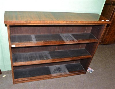 Lot 430 - George IV rosewood bookcase with two shelves