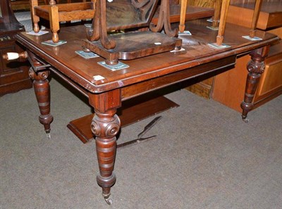 Lot 439 - Victorian mahogany dining table