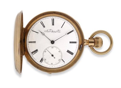 Lot 313 - A Full Hunter Keyless Pocket Watch, signed International Watch Co, New York, circa 1900, lever...