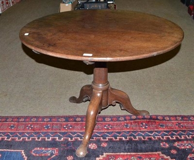 Lot 485 - Mahogany tripod table