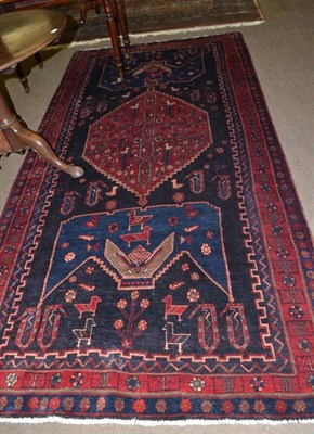 Lot 486 - A Persian Harnadon Lory rug