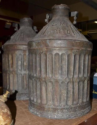 Lot 534 - Two SM & BP Ltd oil cans