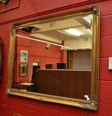 Lot 557 - Reproduction gilt mirror