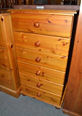 Lot 603 - A modern pine six height chest