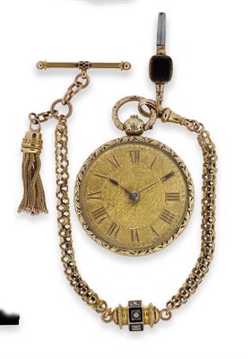 Lot 336 - An 18ct Gold Pocket Watch, Delafonse & Sons, Sackville Street, No.2592, 1819, gilt fusee...